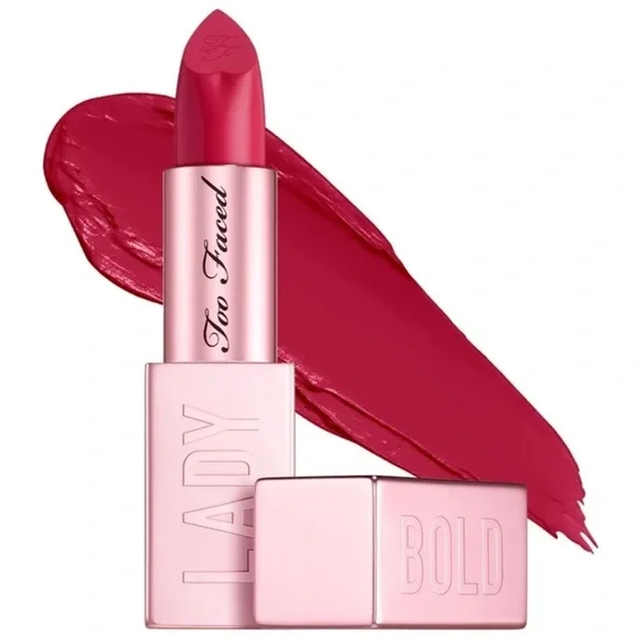 Too Faced Bold Pink Lipstick - Picture 2 of 6